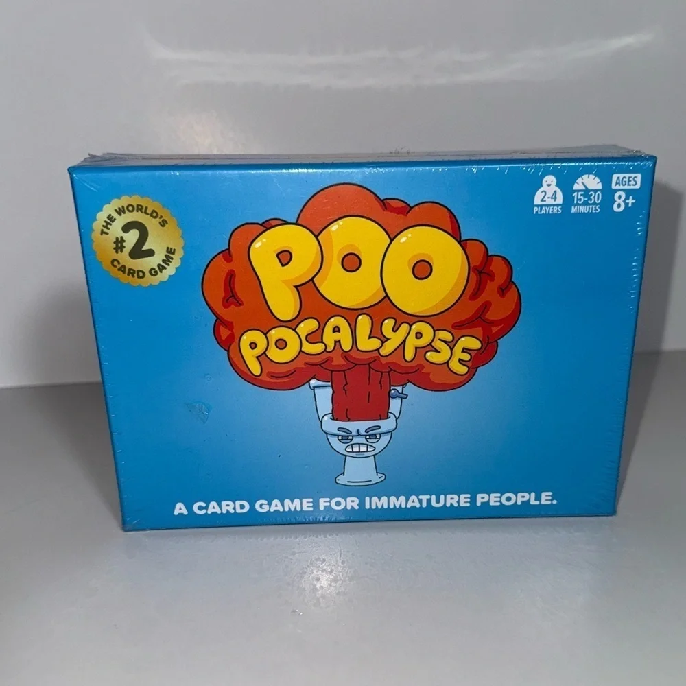 Poo Pocalypse Card Game - The Hilarious Family Party Game for Kids & Adults